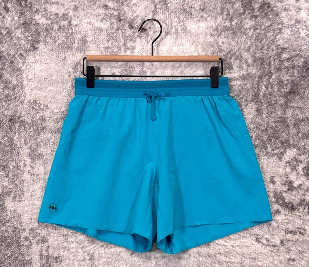 Janji AFO Shorts Small Mens Blue Lined 6"
